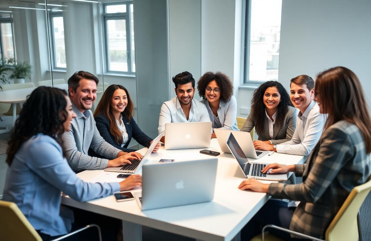 The Digital CraftHQ team collaborating